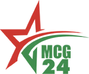 MCG24 logo, worked with We Developz