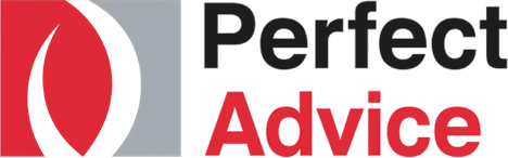 Perfect Advice logo, worked with We Developz
