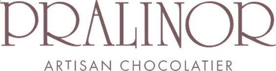 Pralinor Chocolatier logo, worked with We Developz