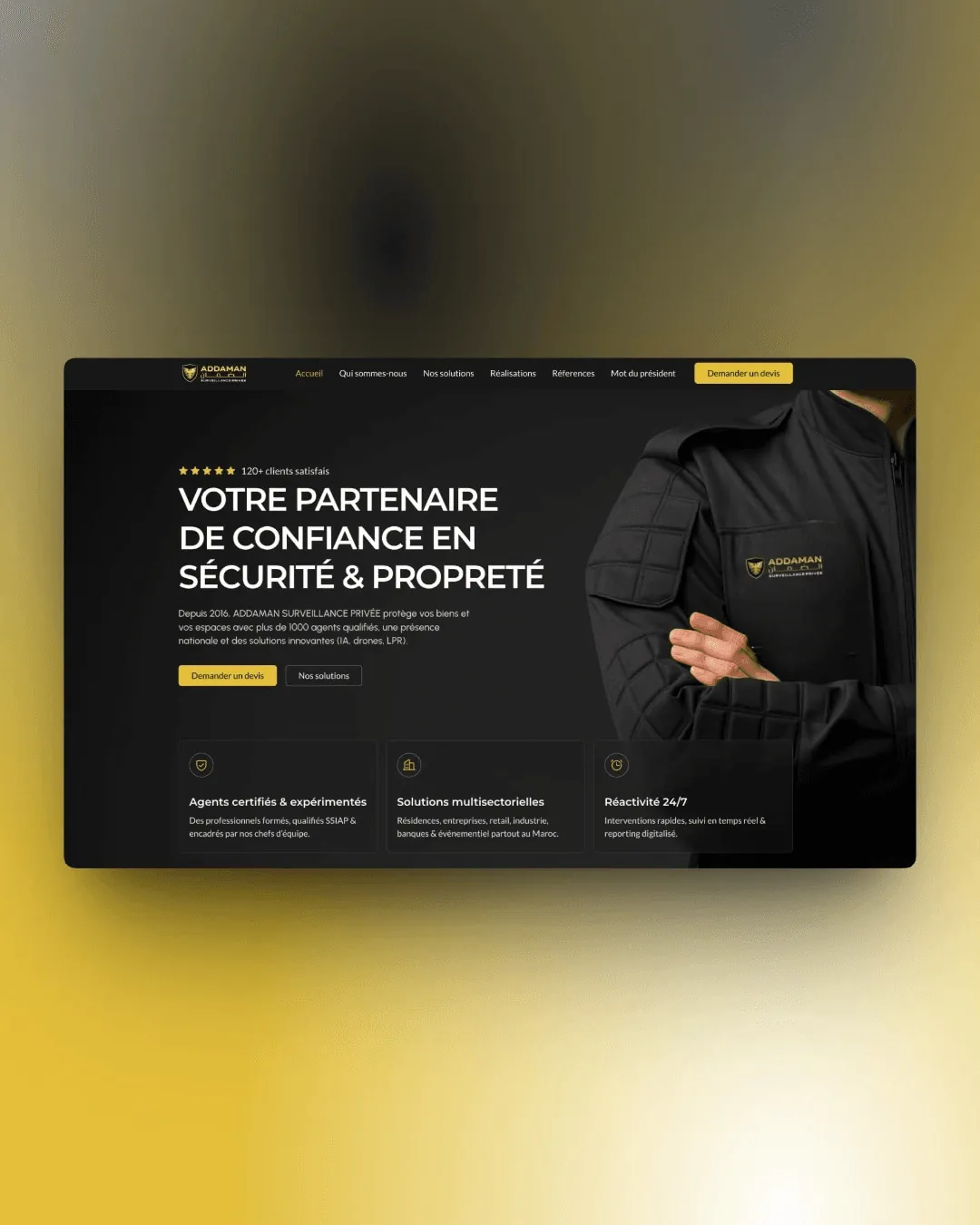 Addaman Group website by We Developz: Design · Development · Branding