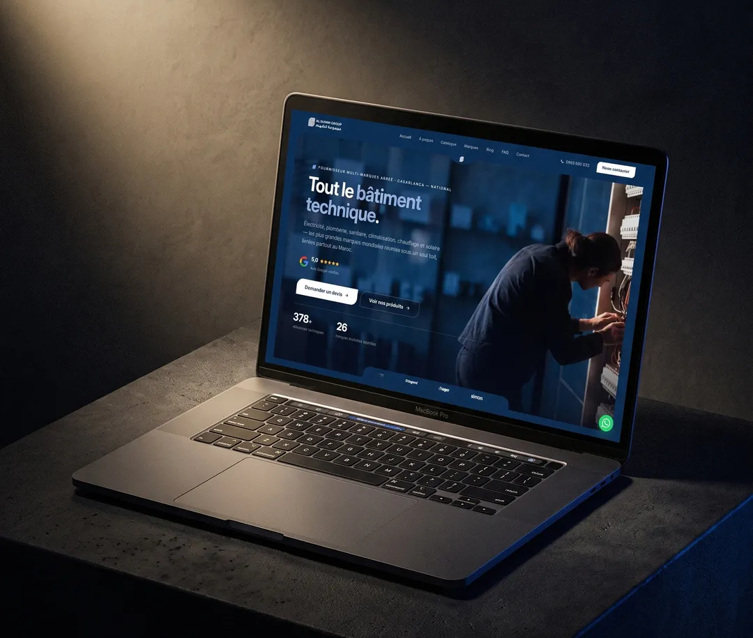 Al Shahm Group website by We Developz: Web Design · Development · SEO