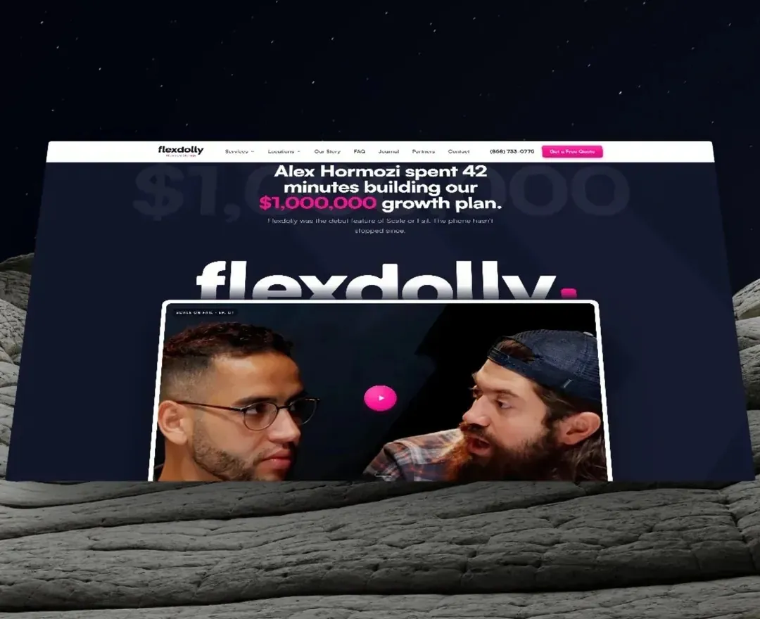 Flexdolly website by We Developz: Web Design · Development · SEO & GEO Setup