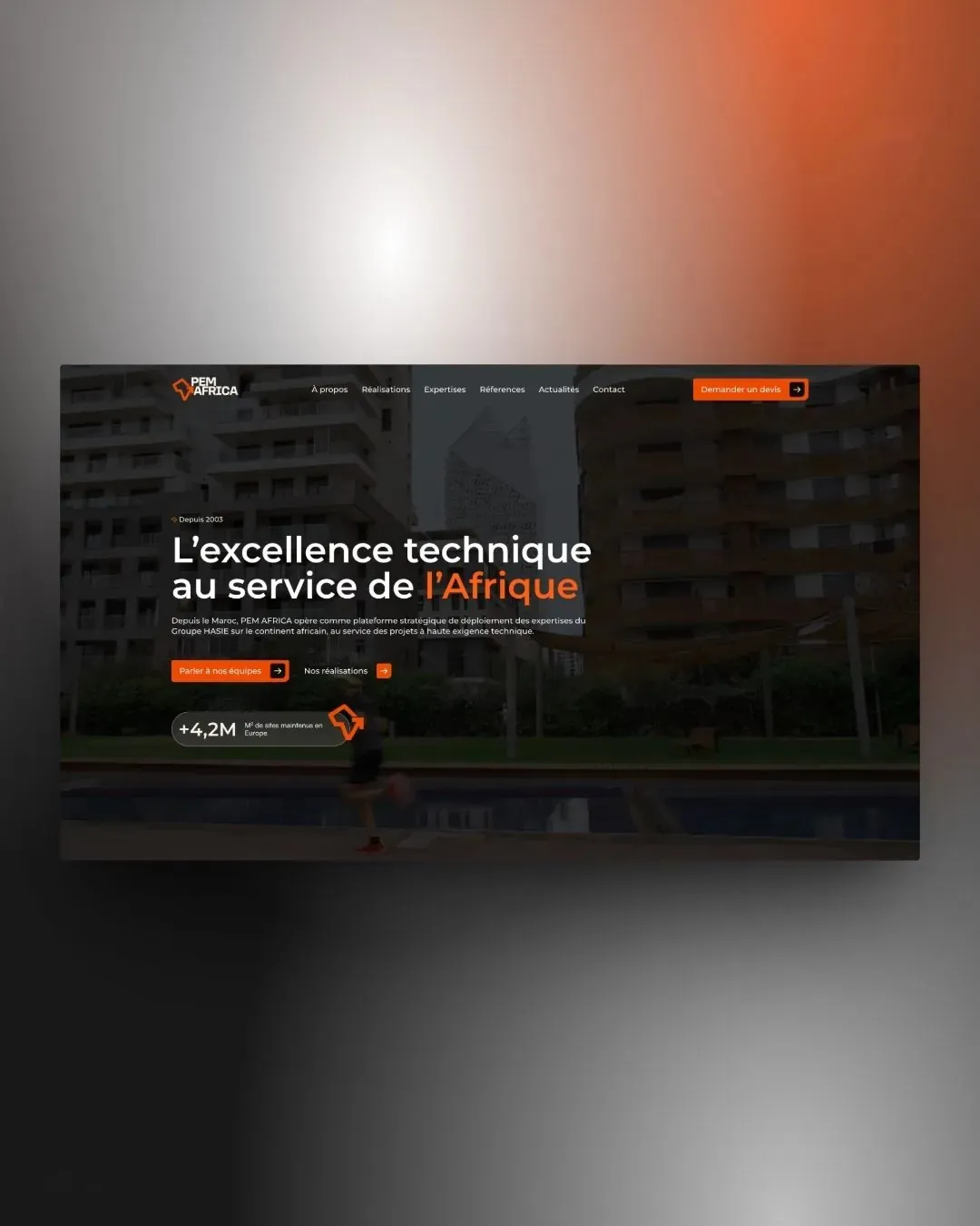 PEM Africa website by We Developz: Branding • UI/UX Design • Development