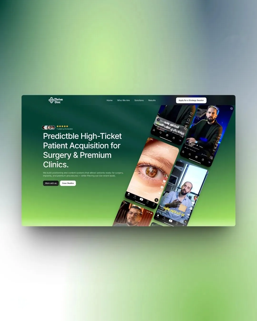 ThriveDoc website by We Developz: Web Design · Web Dev · CRO