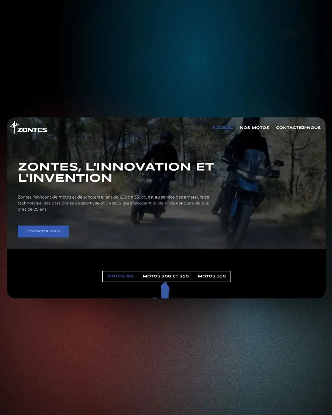 Zontes Bikes website by We Developz: UI/UX · Development