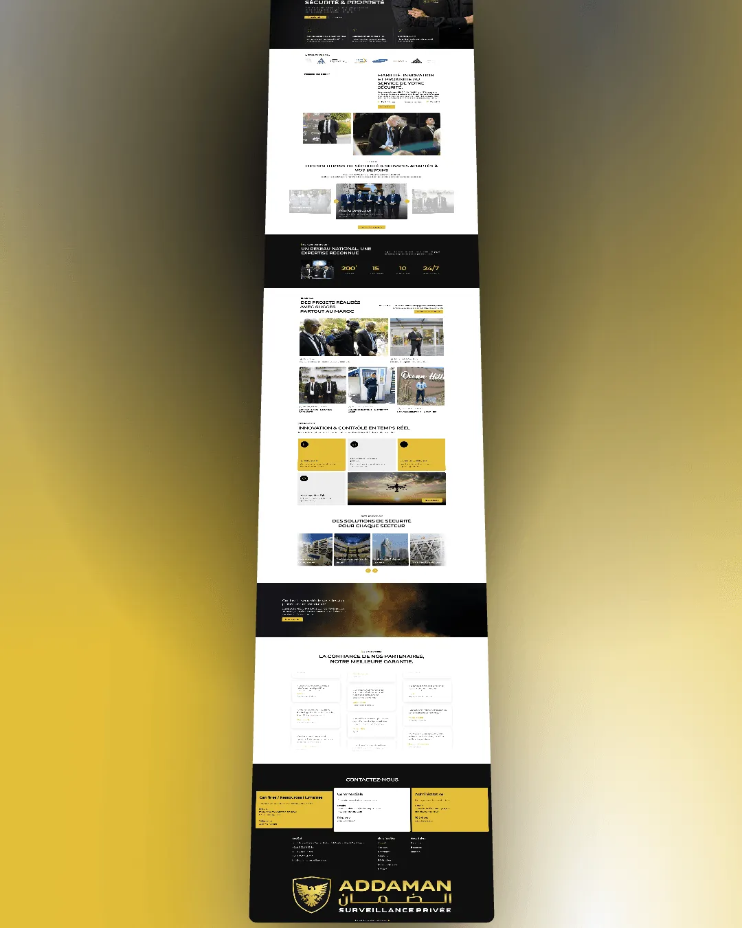 Addaman Group Site: Design · Development · Branding by We Developz, screen 3