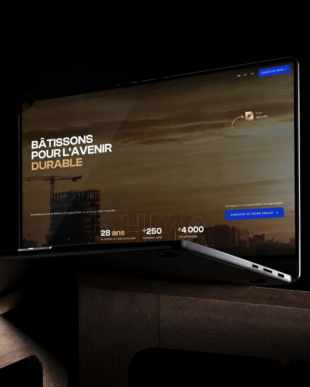AHMA BTP: Web Design · Development · SEO · CMS by We Developz, screen 1