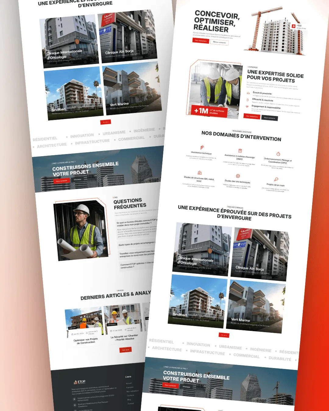 ETOP Engineering Website: Design · Development by We Developz, screen 3