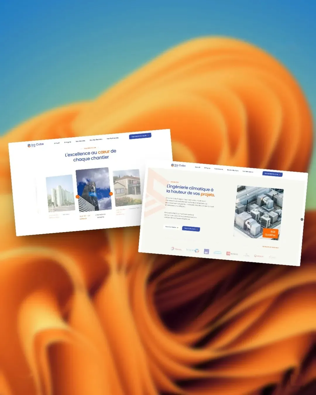 Ice Cube Énergie: Web Design · Development by We Developz, screen 2