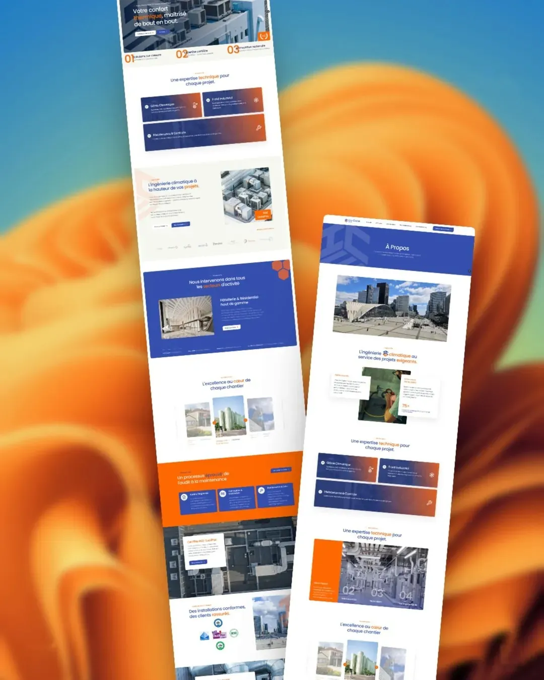Ice Cube Énergie: Web Design · Development by We Developz, screen 3