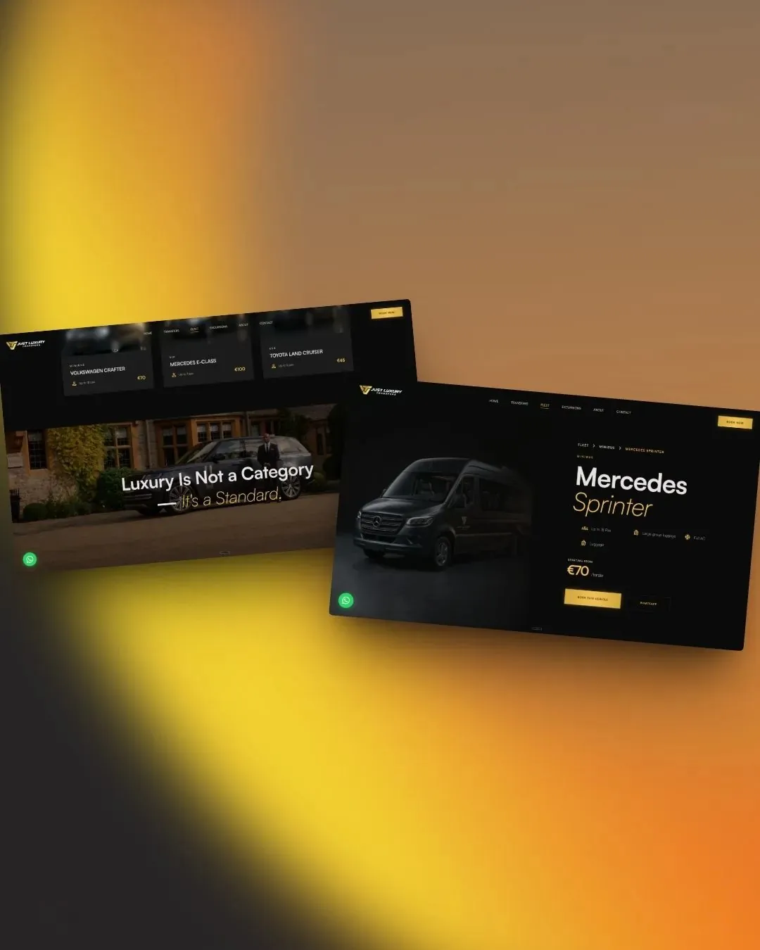 Just Luxury Transfers: UI/UX | Development by We Developz, screen 4