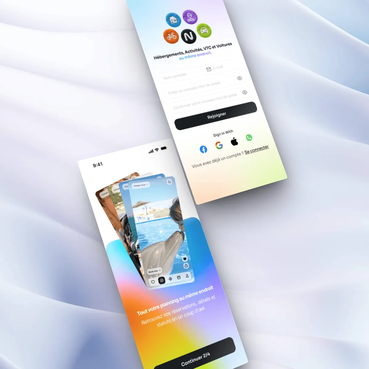 Nessia — Travel Marketplace (UI/UX & Product Design): Product Design • Mobile & Web UI/UX by We Developz, screen 3