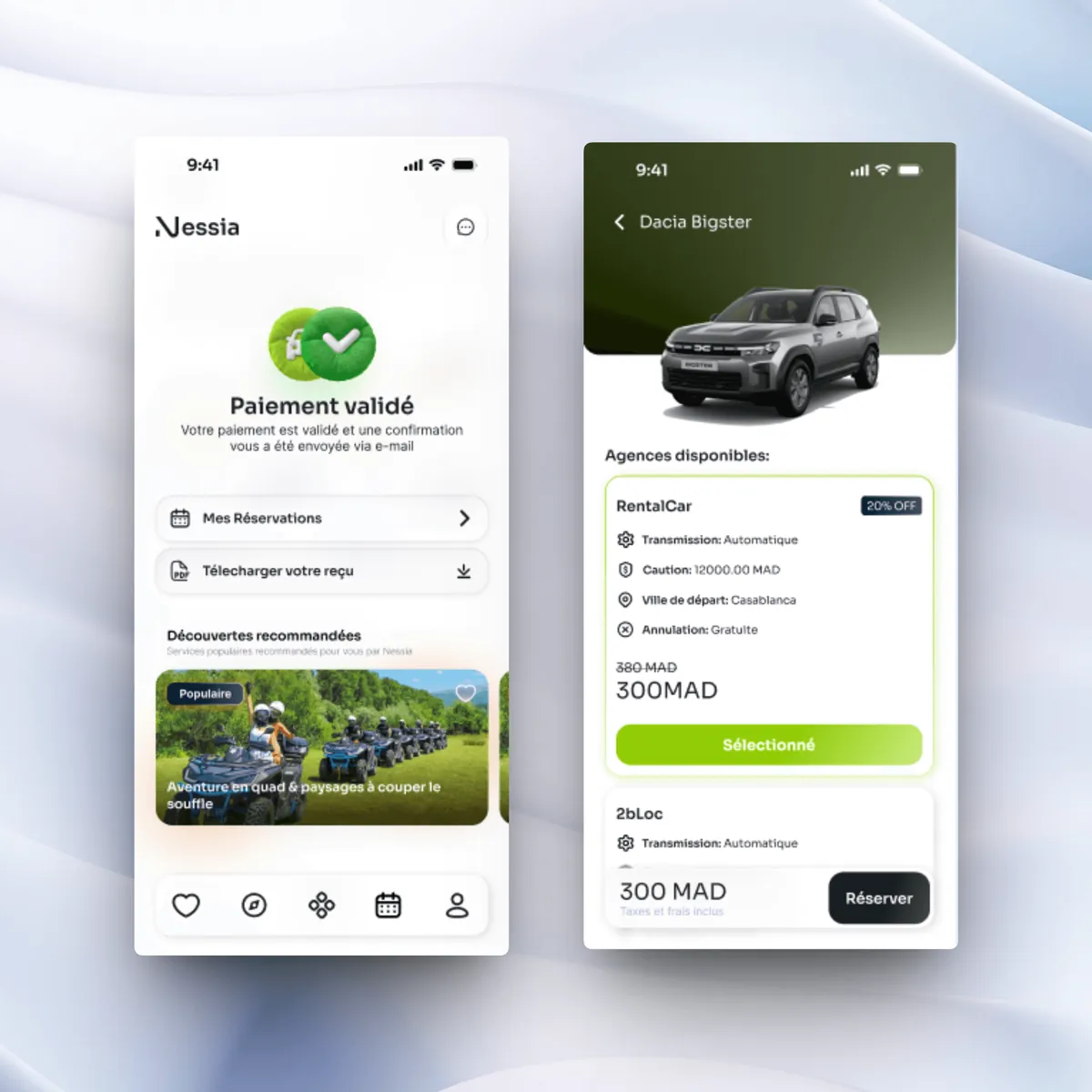 Nessia — Travel Marketplace (UI/UX & Product Design): Product Design • Mobile & Web UI/UX by We Developz, screen 4