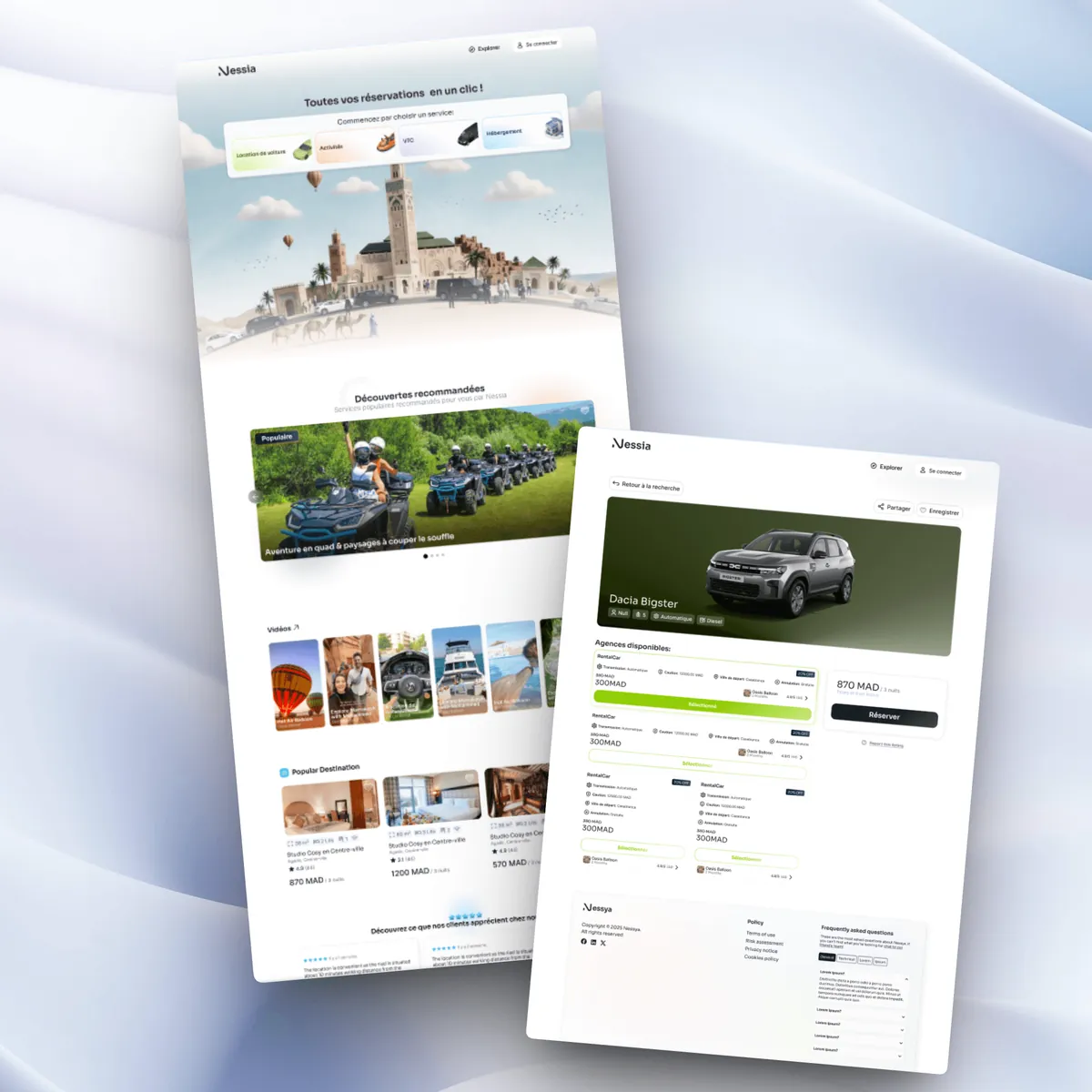 Nessia — Travel Marketplace (UI/UX & Product Design): Product Design • Mobile & Web UI/UX by We Developz, screen 6