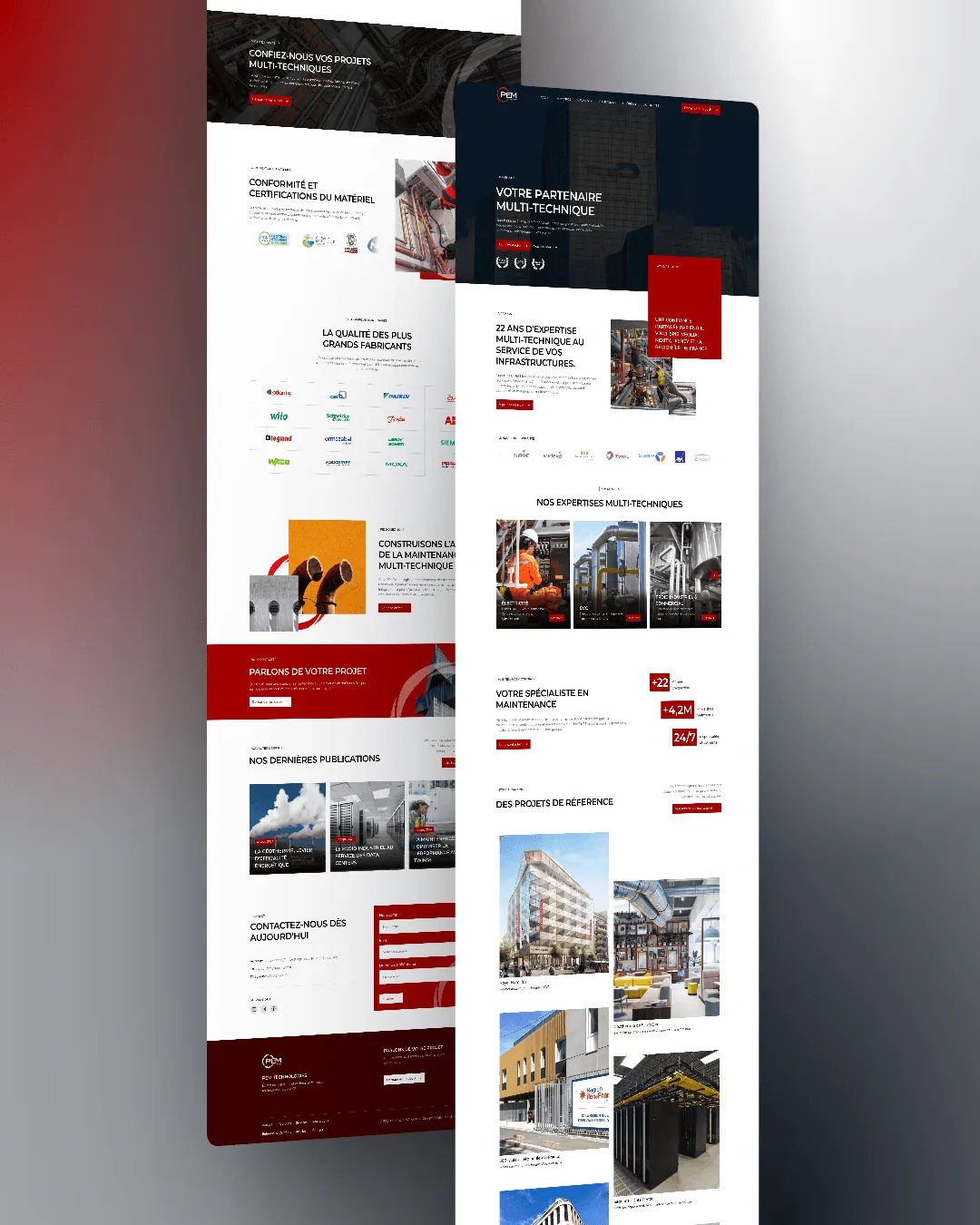 PEM Technologies Redesign: Branding · Design · Development by We Developz, screen 4