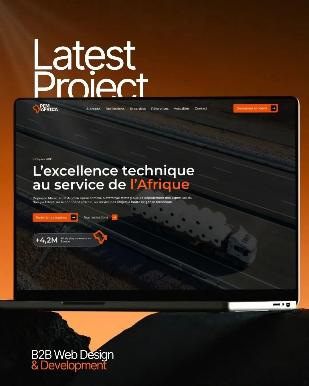 PEM Africa Website Launch: Branding • UI/UX Design • Development by We Developz, screen 2
