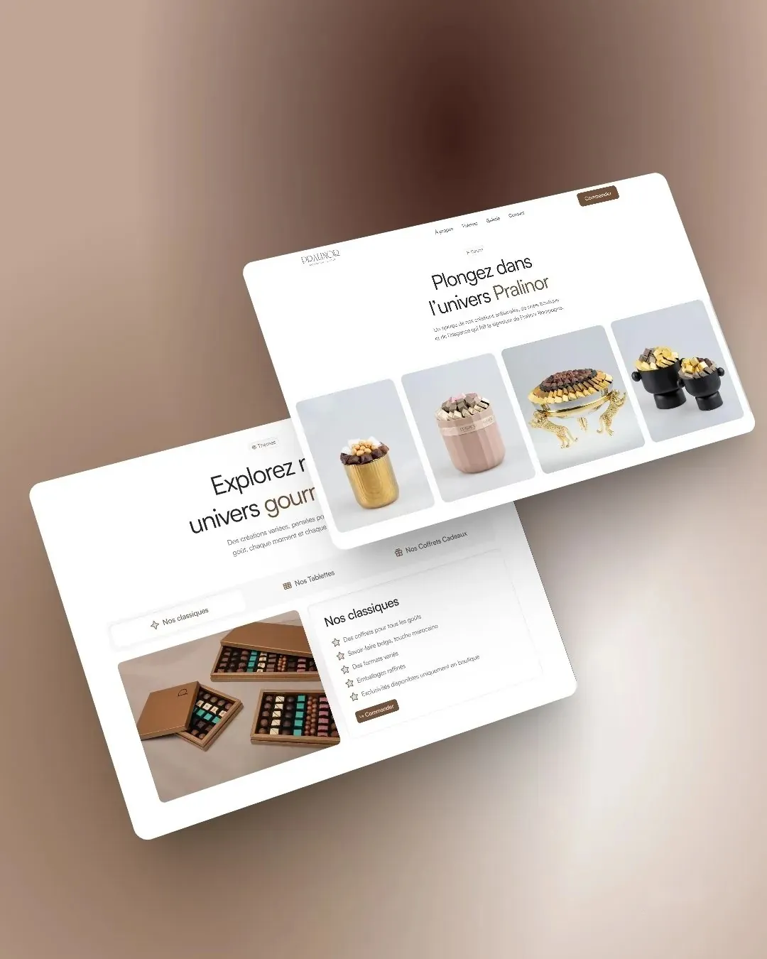 Pralinor Luxury Landing: Design · Development by We Developz, screen 4