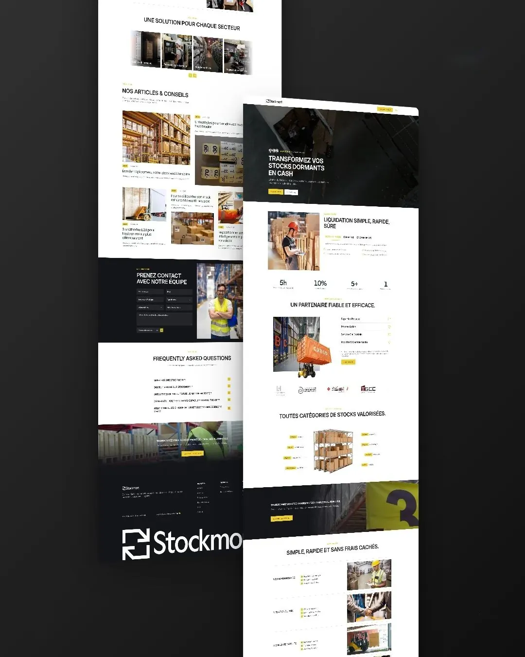 Stockmort Corporate Redesign: Branding · Design · Development by We Developz, screen 3