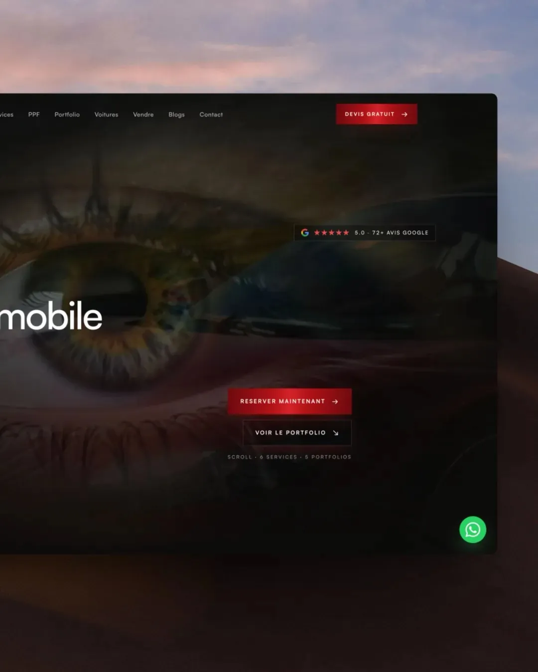 SuperCars Maroc: Web Design · Development · Booking by We Developz, screen 2