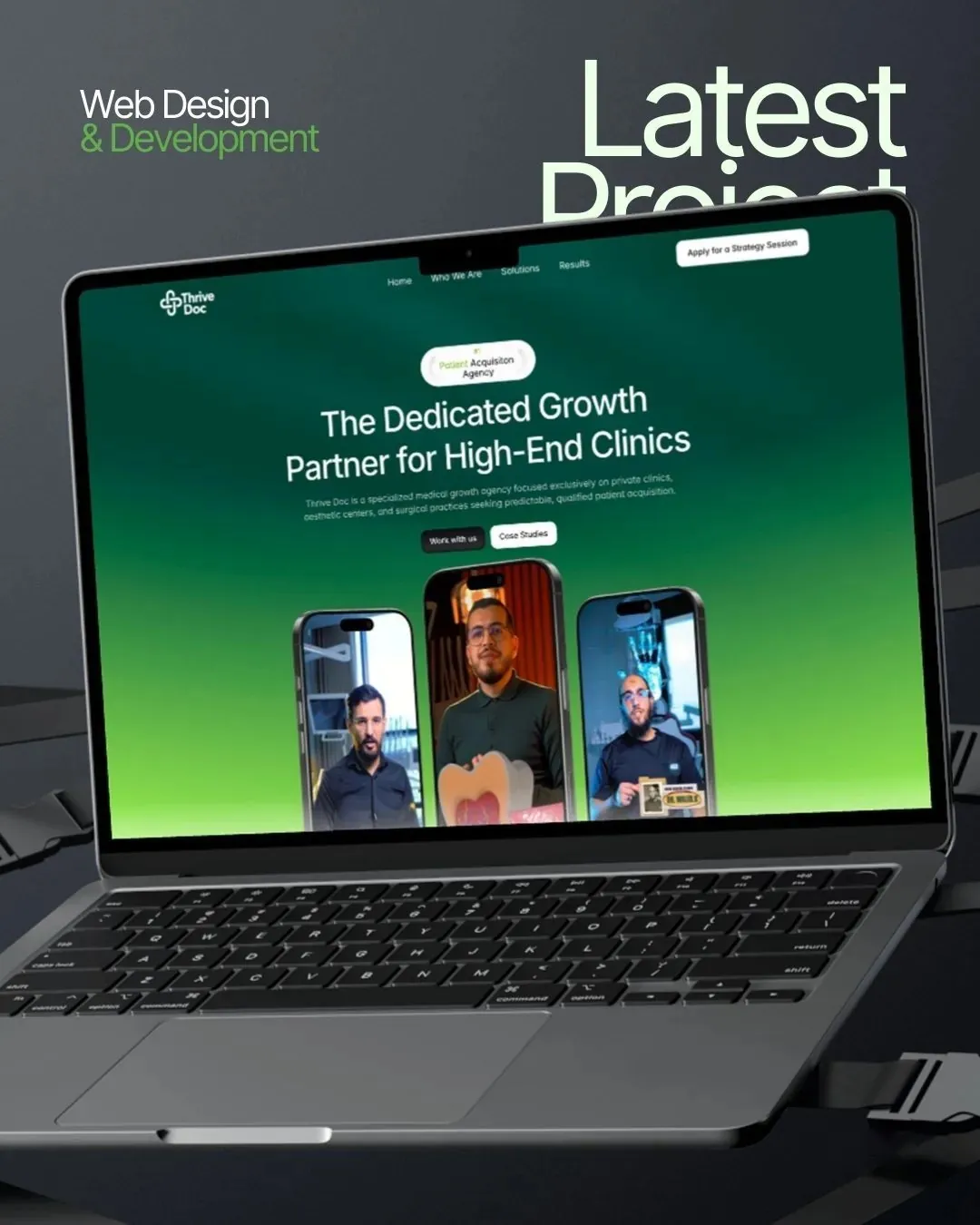 ThriveDoc — High-End SaaS Style Website: Web Design · Web Dev · CRO by We Developz, screen 2