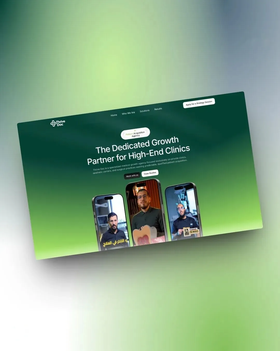 ThriveDoc — High-End SaaS Style Website: Web Design · Web Dev · CRO by We Developz, screen 3